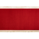 Fortovet KARMEL Glat karmin / rød 60 cm