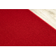 Alfombra de pasillo KARMEL llanura carmín / rojo 60 cm