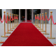 Runner KARMEL Plain carmine / red 80 cm