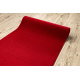 Traversa KARMEL simplu carmin / roșu 80 cm
