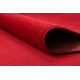 Läufer KARMEL Glatt karminrot / rot 80 cm