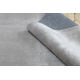 Alfombra lavable MIRO 51518.805 Hojas, marco antideslizante - negro / oro