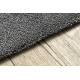 Alfombra lavable MIRO 51518.806 Hojas, marco antideslizante - gris / oro