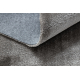 Alfombra lavable MIRO 51518.806 Hojas, marco antideslizante - gris / oro