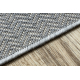 Carpet SISAL FLAT Herringbone Chevron 48829637 grey