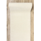 Alfombra de pasillo KARMEL llanura, un color blanco 120 cm