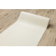 Futó szőnyeg KARMEL egyszerű, egyszínű fehér 120 cm