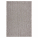 Fonott sizal floorlux szőnyeg 20580 egyszerű, egyszínű - ezüst / fekete
