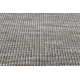 Alfombra de cuerda sisal FLOORLUX 20580 llanura color sólido - plata / negro