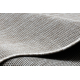 Sisaltæppe SISAL FLOORLUX 20580 glat, forenet, enfarvet - sølv / sort