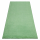 Carpet BUNNY green IMITATION OF RABBIT FUR