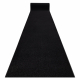Läufer KARMEL Glatt, einfarbig schwarz 60 cm