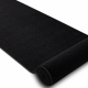Läufer KARMEL Glatt, einfarbig schwarz 60 cm