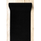 Viens paklājs KARMEL Gluds, vienkrāsains melns 80 cm