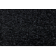 Jednolity chodnik KARMEL Gładki, jednokolorowy czarny 80 cm