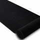 Viens paklājs KARMEL Gluds, vienkrāsains melns 100 cm