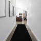 Runner KARMEL Plain, one colour black 200 cm
