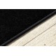 Runner KARMEL Plain, one colour black 200 cm