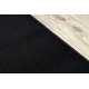 Runner KARMEL Plain, one colour black 200 cm