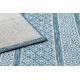 Tepih NIZ SISAL LOFT 21118 BOHO Ivory/srebro/plava