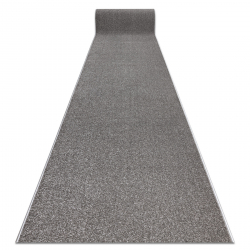 Tapis de couloir KARMEL plaine, une couleur gris 160 cm