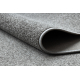 Alfombra de pasillo KARMEL llanura, un color gris 160 cm