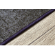 Löpare anti-halk TRIANGLER gummi violett 110 cm