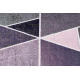 TAPIS DE COULOIR antidérapant TRIANGLES la gomme violet 120 cm