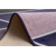 TAPIS DE COULOIR antidérapant TRIANGLES la gomme violet 120 cm