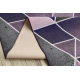 TAPIS DE COULOIR antidérapant TRIANGLES la gomme violet 120 cm