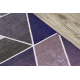 TAPIS DE COULOIR antidérapant TRIANGLES la gomme violet 120 cm