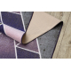 TAPIS DE COULOIR antidérapant TRIANGLES la gomme violet 120 cm