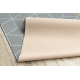 Csúszásgátló futó szőnyeg CUBE kocka, gumi szürke 110 cm