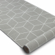 Runner anti-slip CUBE gum grey 133 cm