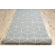 Runner anti-slip CUBE gum grey 133 cm