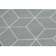 Runner anti-slip CUBE gum grey 133 cm