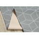 Runner anti-slip CUBE gum grey 133 cm