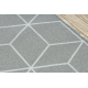 Runner anti-slip CUBE gum grey 133 cm
