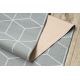 Runner anti-slip CUBE gum grey 133 cm