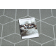 Runner anti-slip CUBE gum grey 133 cm