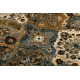 Vlnený koberec POLONIA Samari Ornament jadeit hnedá