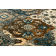 Vlnený koberec POLONIA Samari Ornament jadeit hnedá