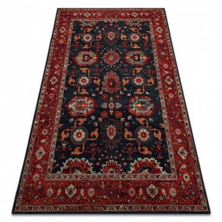 Tappeto lavabile MIRO 52025.802 Marmo, geometrico antiscivolo - nero
