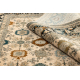Vlnený koberec OMEGA PARILLO rám jadeit hnedá