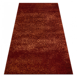 KASHQAI 4341 300 gyapjú szőnyeg dísz, vintage bordó