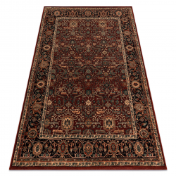 вълнен килим KASHQAI 4348 300 кадър, ориенталски bordó