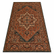 Wool carpet KASHQAI 4354 501 rosette, oriental terracotta