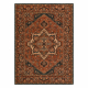 KASHQAI 4354 501 gyapjú szőnyeg rozetta, keleti terrakotta