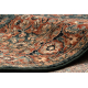 Μαλλί χαλί KASHQAI 4354 501 ροζέτα, ανατολίτικο πορτοκαλί