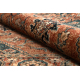 Wollen tapijt KASHQAI 4354 501 rosette, oosters terracotta